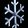 White Lightup Snowflake - 60Cm