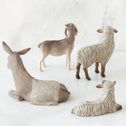 Willow Tree - Sheltering Animal Figurines For The Holy Family - 7.5Cm
