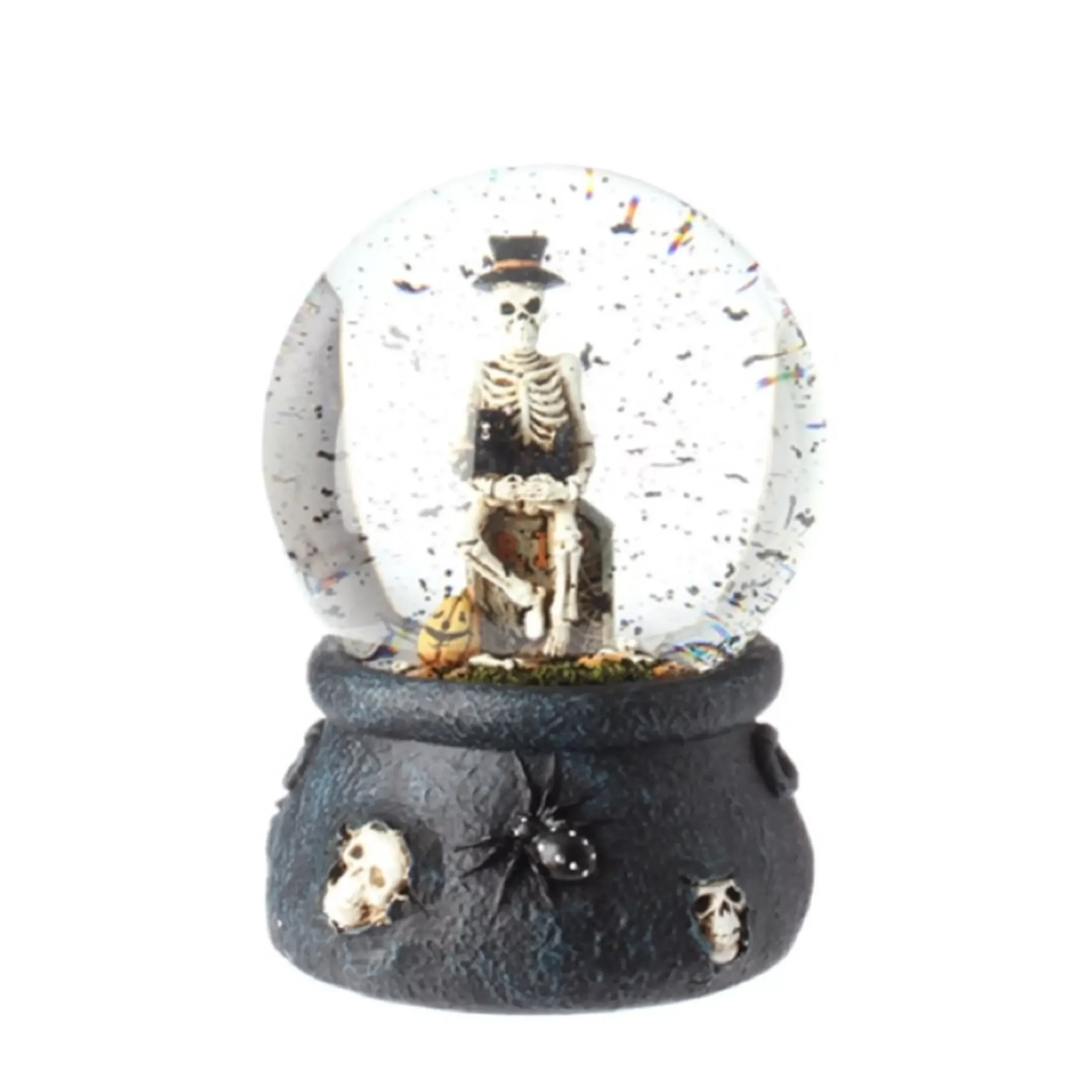 Wind Up Musical Skeleton Water Globe - 17.5Cm