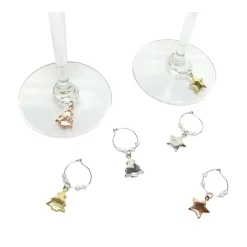 Wine Charms Metallic (Set Of 6)
