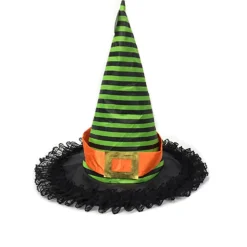 Witch Hat With Lace (2 Colours) - Kids