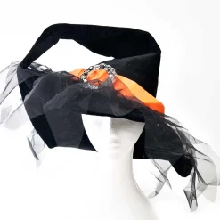 Witches Black Orange Hat - 53Cm