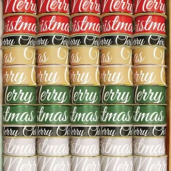 Woven Christmas Ribbon (5 Colours) - 3M