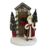 Yuletide Santa Figure In Scene - 81Cm